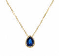 Blue Drop Necklace