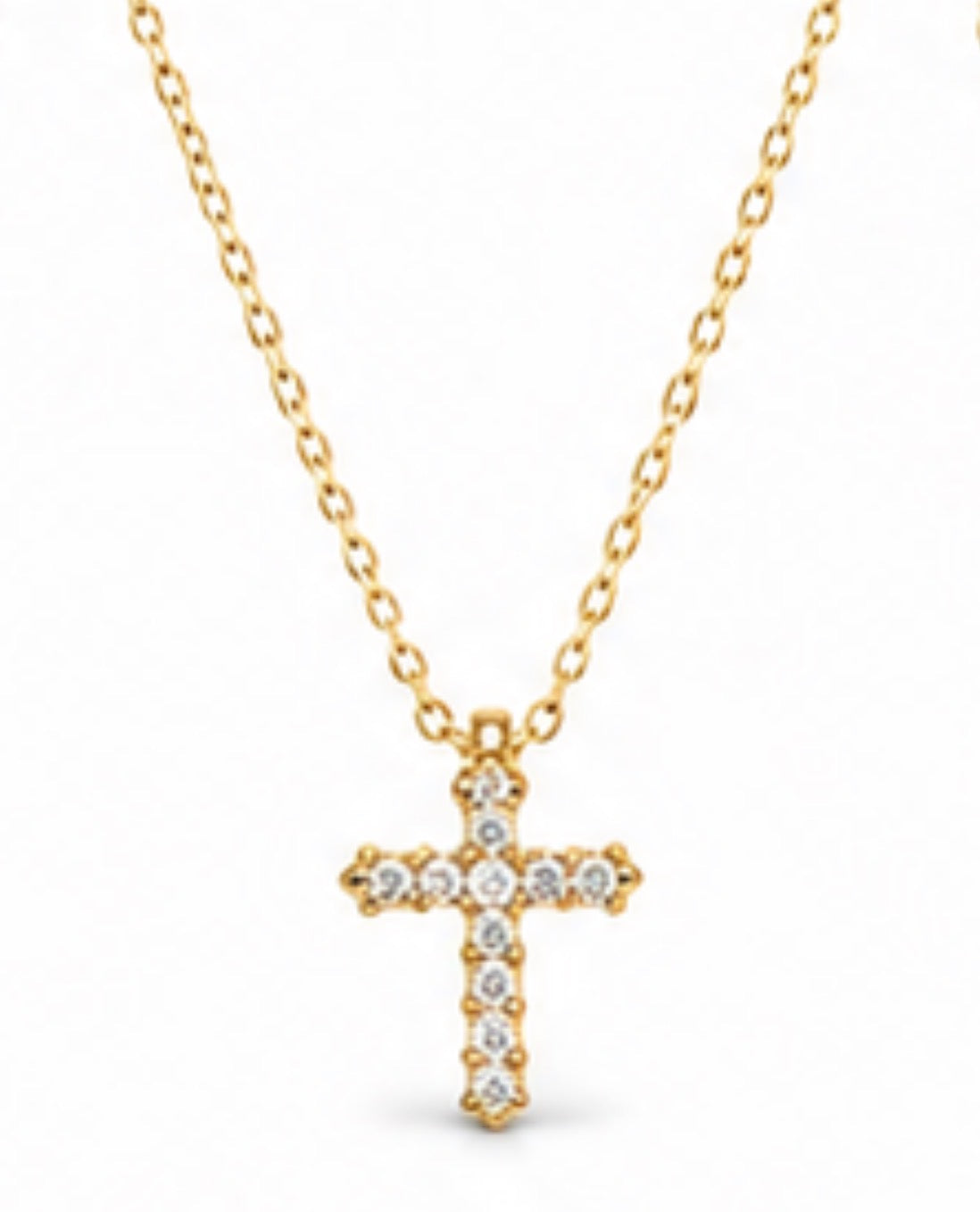 Cross Diamond Necklace
